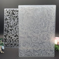 Vine Texture Embossing Templates 5x7inch 3D Plastic Embossing Folders for Card Making DIY Scrapbooking Photo Album Card and Handmade Paper Craft Decor