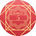 SLOWPLAY Nash Ceramic Poker Chips in Bulk, Casino Grade Ceramic 10-Gram Poker Chip for Texas Hold'em, 39mm Professional Chips Pack of 50 with Denomination of 5