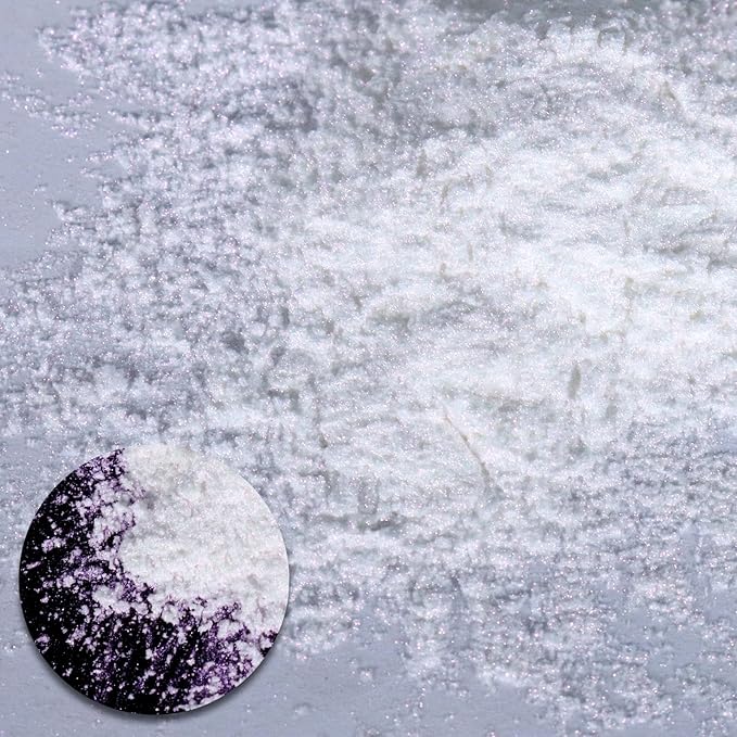 Ceya Chameleon Mica Powder, 1.8oz/ 50g Wonder Dream Chrome Nail Powder, Cosmetic Grade Pearlescent Effect Color Shift Pigment for Epoxy Resin, Makeup, Nail Polish, Soap Dye, Candle Making, Slime