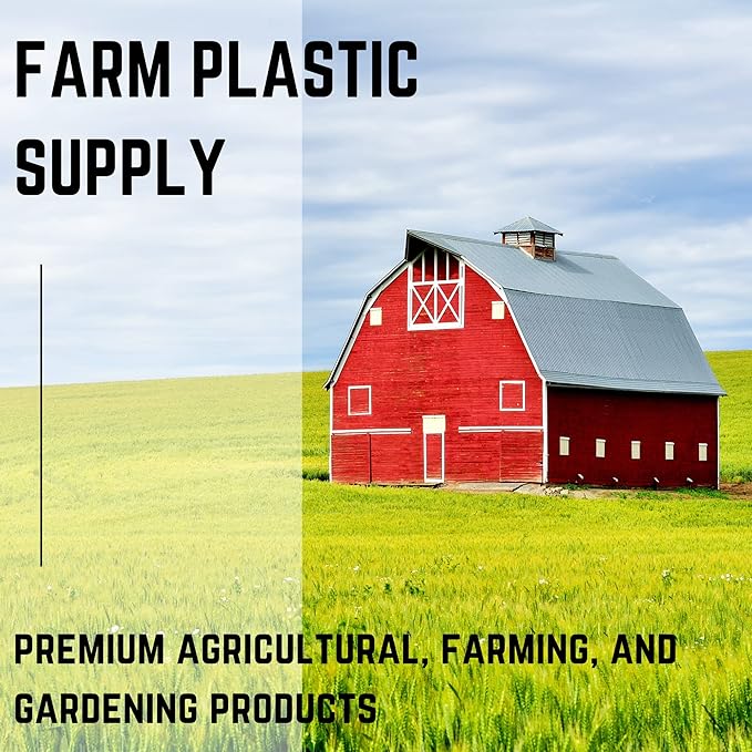 Farm Plastic Supply - Clear Vinyl Sheeting - 15 Mil - (4'6" x 175') - Vinyl Plastic Sheeting, Clear Sheet for Storm Windows, Tablecloth Protector