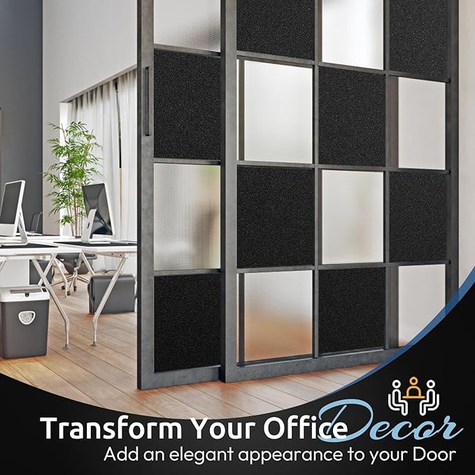 rabbitgoo Blackout Window Film, Sun Heat Blocking Privacy Cover for Glass, Removable Opaque Room Darkening Dark Black Out Window Covers Tint Shades for Home Day Sleep Light Blocker 29.5 x 118.1 Inches
