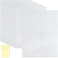 Pllieay 10PCS 7 Count Plastic Canvas Sheets, 10.2x13.2 inch Plastic Mesh, Eye Mesh for Embroidery, Acrylic Yarn Crafting, Knit and Crochet Projects, Make Aquarium Dividers(with 5Pcs Weaving Needles)