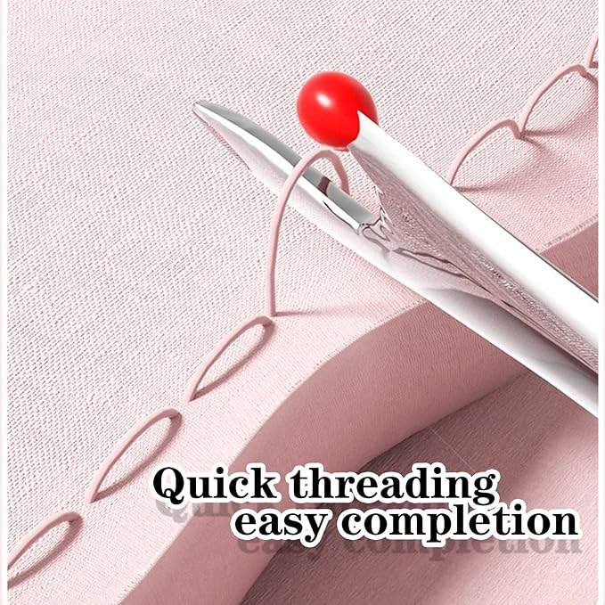 Upgraded 2 in 1 Automatic Needle Threaders Seam Ripper,Quilting Supplies Sewing Kit,Quick Sewing Machine Loop Needle Threaders (1PCS-Green)