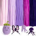 Caydo 500 Pieces Purple Pipe Cleaners, Chenille Stems, Pipe Cleaner Crafts for DIY Art and Craft Projects Creative Gift Party Decorations