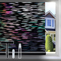 rabbitgoo Window Privacy Film, Total Blackout Window Film, Stained Glass Heat Control Glass Thermal Sticker, Room Darkening Door Cover, Anti-UV Privacy Cling with Installation Tools, 17.5" x 78.7"