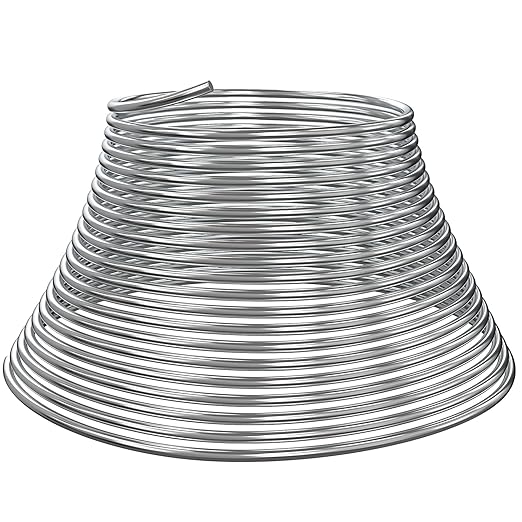Pelopy Aluminum Wire 1/4 Inch Diameter Metal Wire 40 ft Armature Bendable Armature for Sculpting Dolls Floral Jewelry Making Weaving DIY Crafts, Silver