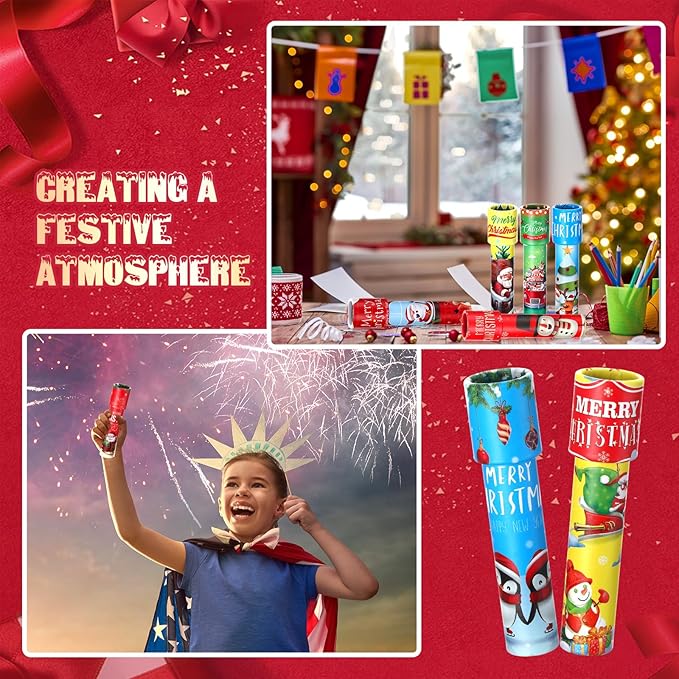 Poen 36 Pcs Christmas Classic Kaleidoscopes Toy Bulk Educational Kaleidoscope Kit Old Fashioned Kaleidoscope Party Favors Vintage Return Gifts for Xmas Bag Fillers Prizes Bag Fillers