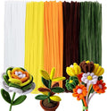 Caydo 500 Pieces Yellow Flowers Pipe Cleaners, Chenille Stems, Pipe Cleaner Crafts for DIY Art and Craft Projects Creative Gift Party Decorations