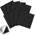 ToLanbbt 8 PCS Adhesive Foam Padding Sheets Closed Cell Neoprene Foam Sheet 1/2" Thick, 6" x 6" Self Stick Insulation Anti Vibration Pads Anti-Slip for Furniture, Cars, Speakers, DIY