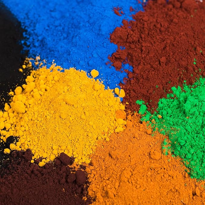GOODTAKE 10 Pounds Bulk Concrete Pigment, Yellow Iron Oxide Pigment Powder, Concrete Cement Dye Color Powder for Pastel Tile Paint Cement Mortar Grout (Yellow, 10 Pounds)