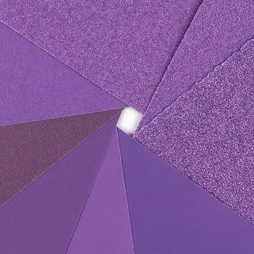 Sandpaper 320 Grit 20 PCS, Wet Dry Sanding Sheets 9 x 11 Inch, Purple Alumina Abrasive Sand Paper for Wood, Metal, Drywall, Resin, Automotive Sanding, Polishing, Grinding, by POLIWELL