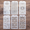 DIY Decorative Stencil Template for Scrapbooking Painting on Wall Furniture Crafts,Set of 6 (Sunflower)