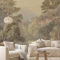 AFZEVEB-Tropical Jungle Wallpaper Landscape Tree Wall murals for Bedroom 136"x96"(Not Peel and Stick)