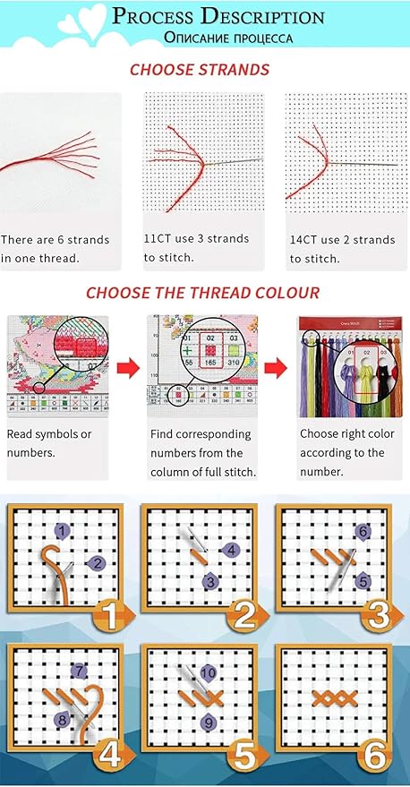 Hopeart Stamped Cross Stitch Kits for Beginner Embroidery Kits for Beginners Adults DIY 11CT Cross Stitch Patterns Needlepoint Kits Crossstitching Kits-Colorful Tree 16x20 inch