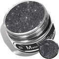 Matio Silver Black Mica Powder for Epoxy Resin, 1.8oz/ 50g Pearlescent Effect Mica Powder Natural Color Pigment for Soap Making, Bath Bomb, Candle Dye,Resin Craft,Paint,Nails Art,Jewelry,Slime Pigment