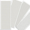 3090 Pcs 4 Sheets Pearl Rhinestone Stickers 3/4/5/6 mm Self Adhesive Craft Rhinestones Gems for Face Eyes Makeup Hair Body (Beige_pearl-3/4/5/6mm)