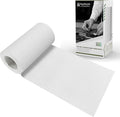 KING MOUNTAIN 100% Cotton Fabric Iron-on Repair Patch, Inside&Outside Clothes Repair Patch, 3"x60" with Backing Glue Repair Decorative Patch kit (White)