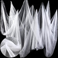 Boao Halloween Cheese Cloth 85 x 197 Inch White Cheesecloth Roll for Crafts Large Cotton Muslin Gauze Fabric for Halloween Outdoor & Indoor Spooky Decoration