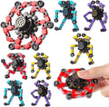 Fidget Spinners 8 Pcs for Kids and Adults Stress Relief Sensory Toys for Boys and Girls Fingertip Gyros Party Favors Sensory Fidget Toys Stocking Stuffers Bulk Gifts Trasransformable