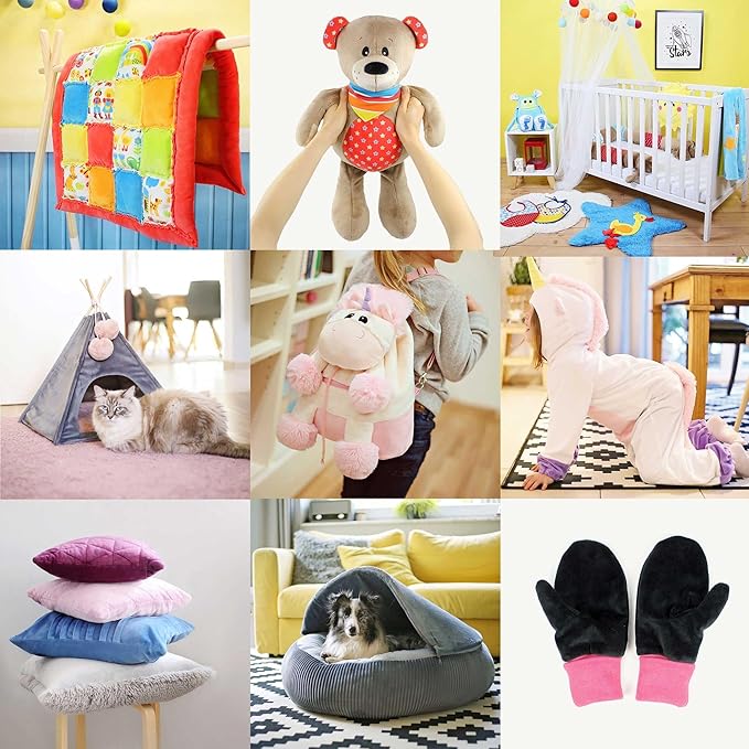 kullaloo Plush Fabric | Solid Orange Minky Fabric for Sewing | Super Soft Cuddle Material | 39.5x29.5 | Plushies, Baby Blankets, Pillows, Dog Beds, Cat Beds, Beanies, Baby Accessories, Apparel & More