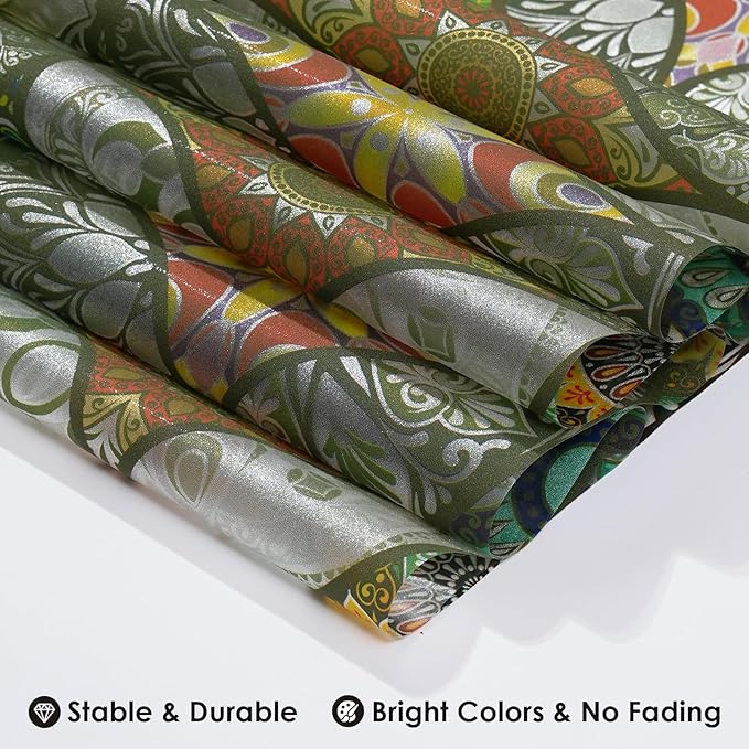 DKTIE Static Cling Decorative Window Film with Installation Tools Non Adhesive Privacy Film, Stained Glass Window Film for Bathroom Shower Door Heat Cotrol Anti UV, 17.7 x 78.7 Inch
