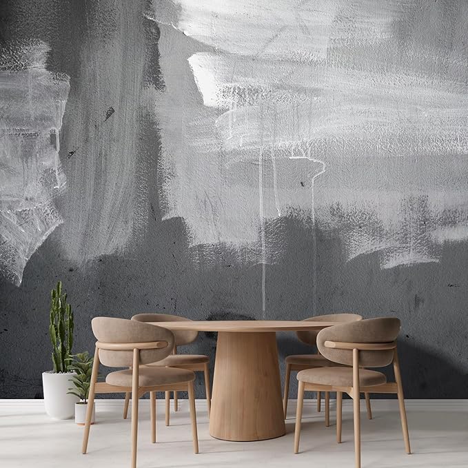 wall26 Grunge Concrete Wall Removable Wall Mural | Self-Adhesive Large Wallpaper - 96x144 inches
