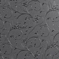 Mikomer Total Blackout Window Film,100% Light Blocking Privacy Glass Door Film Etched Flowers,Room Darkening Window Cling,No Glue/Heat Control/Anti UV for Day Sleep & High Privacy,17.5In. by 78.7In.