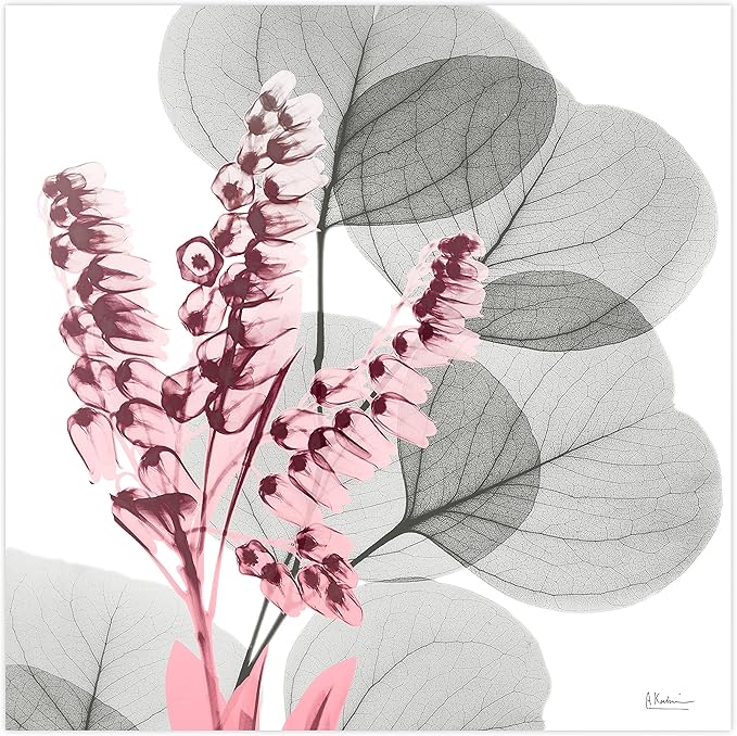 Empire Art Direct Frameless Free Floating Tempered Glass Panel Graphic Wall Art Ready to Hang, 24" x 24", Eucalyptus Bush 2