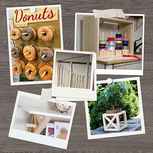 Birch Round Dowels (1-¼" x 36", Pack of 4) | Variety of Diameters & Wood Species | Unfinished Wooden Dowel Rods for Crafts & DIY Home Projects | Curtain Rod, Macrame Supplies, Moulding Trim, Flagpole