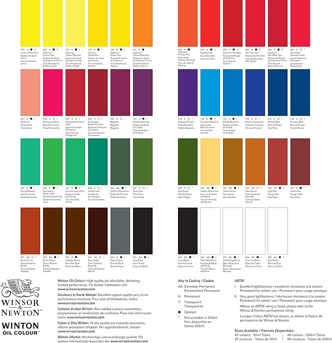 Winsor & Newton Winton Oil Color, 200ml (6.75-oz) Tube, Soft Mixing White