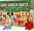 Craftikit® 20 Award-Winning Fairy Garden Crafts for Kids - 20 All-Inclusive Fun Paper Toddler Crafts, Fairy Garden Kit for Kids Ages 3-8