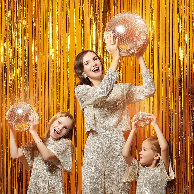 SATINIOR 16000pcs Disco Ball Mirror Tiles Self Adhesive for Crafts 5 x 5 mm Small Disco Tape Ball Stickers Square Mosaic Tiles Mirror Pieces for DIY Craft Party Decor