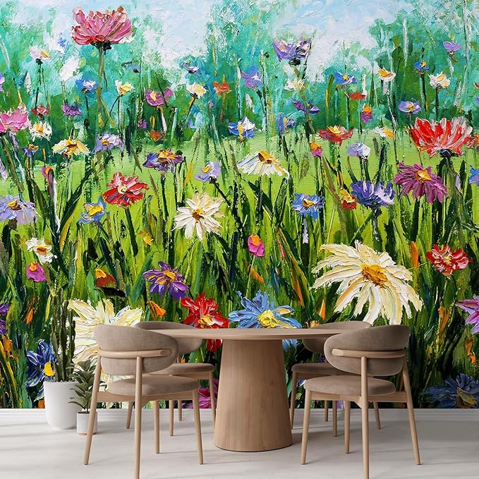 wall26 Self-Adhesive Wallpaper Large Wall Mural Series - 132x120 inches