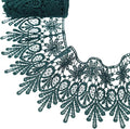 GXTIZAS Green Lace Trim 5 Yards Wide Venise Lace Ribbon Embroidered Edge Trim for Sewing Crafts Pillow Case