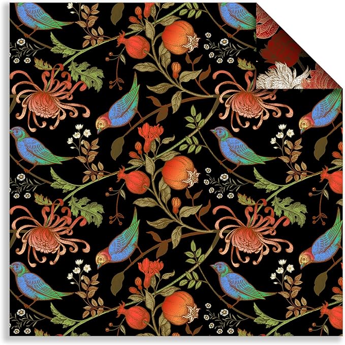 Origami Paper Kit 100 Sheets 6 Inch Square Double Sided Color 20 Vivid Colors for Hand Crafts Origami Paper Arts Creativity.Luxuriant Flowers