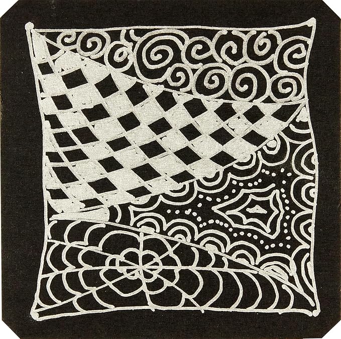 Studio Series Artist's Tiles Black: 75 Acid-Free Black Tiles