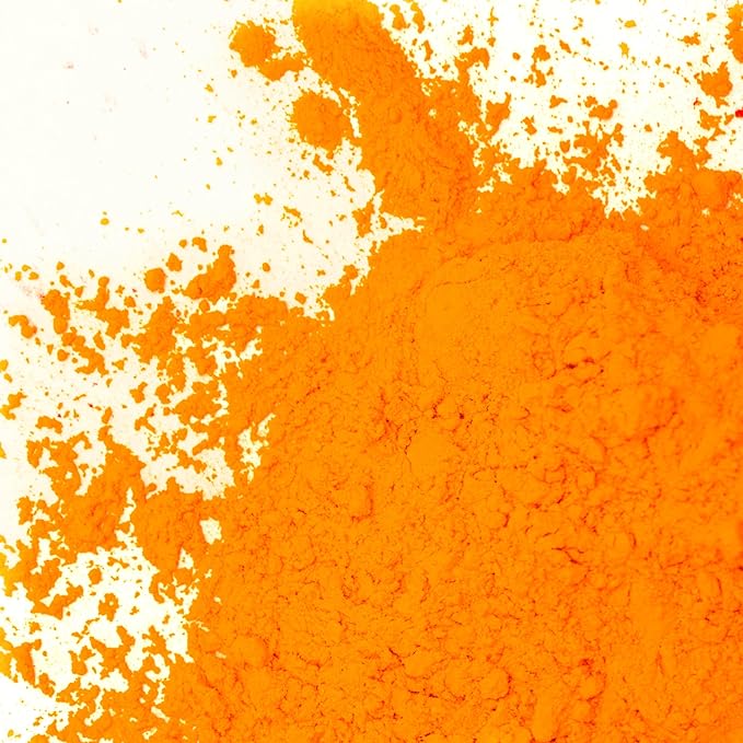 GOODTAKE Concrete Pigment, Tangerine Yellow Iron Oxide Pigment Powder, Concrete Cement Dye Color Pigment for Pastel Tile Paint Concrete Cement Mortar Grout (Tangerine Yellow, 20 oz)