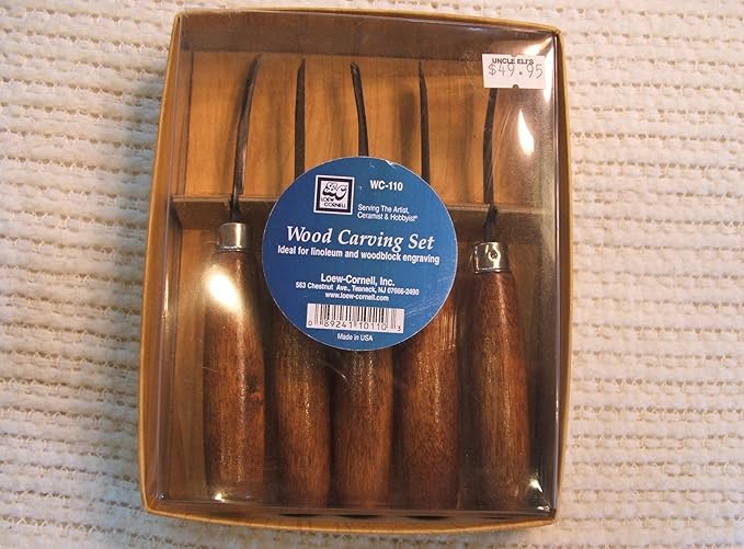 U J Ramelson 110 Wood Carving Set set of 5