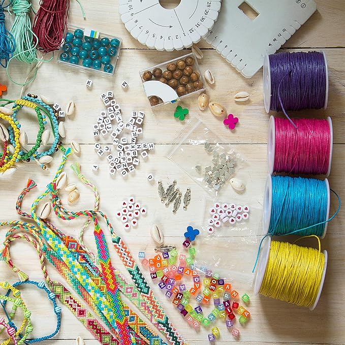 MECCANIXITY Waxed Cord 0.8mm Waxed Polyester Cord 175 Yard Wax String for Bracelet Making,Necklaces, Beading,Jewelry Making and DIY Crafts(Wine Red)