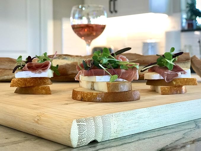 Pureboo Premium Bamboo Pull-out Cutting Board - 8 Different Sizes to Fit Most Standard Slots 13.75"W x 22"D x 3/4"H