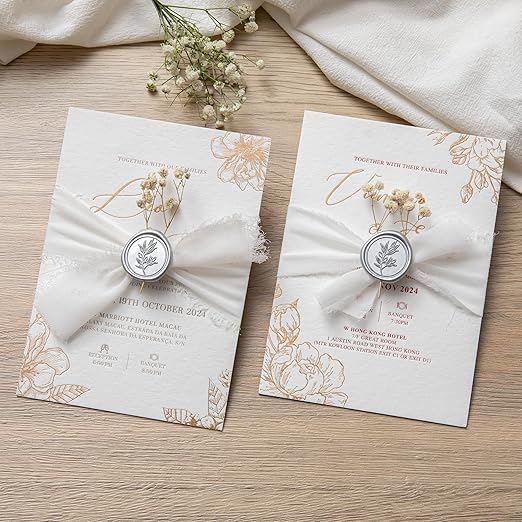 PONATIA Silver Wax Seal Stickers -50pcs Eucalyptus Self- Adhesive Wedding Seal Stickers, Perfect for Invitation Cards, Envelopes, Christmas Cards, Gift Wrapping, Party Decor