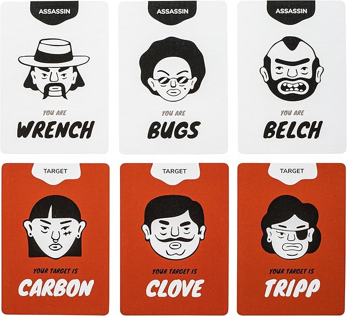 Stellar Factory Card Assassins: A Party Game Without Safe Words