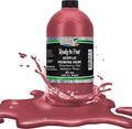 Pouring Masters Strawberry Red Metallic Pearl Ready to Pour Acrylic Pouring Paint - Premium 32-Ounce Pre-Mixed Fluid Acrylic Paint - Fluid Art Supplies for Canvas, Wood, Paper, Tile & Rocks