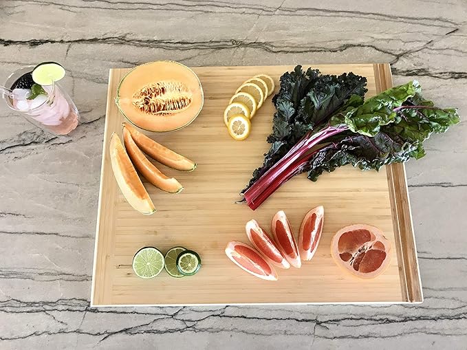 Pureboo Premium Bamboo Pull-out Cutting Board - 8 Different Sizes to Fit Most Standard Slots 13.75"W x 22"D x 3/4"H