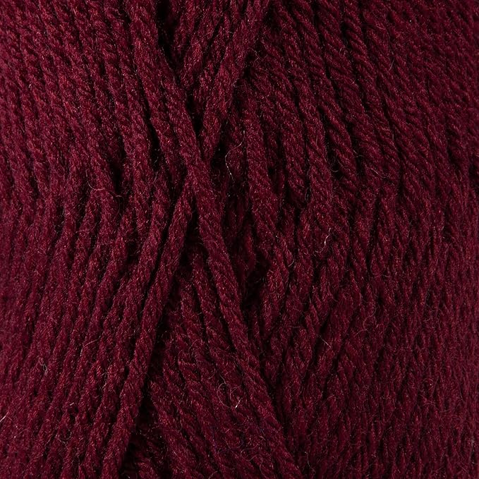 3 Skeins of Sensy Roving Yarn, 3.5 oz, 132 Yards, Gauge 5 Bulky (Plum)