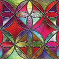 DKTIE Geometric Art Stained Glass Window Film Bathroom Window Privacy Film Frosted Glass Static Clings Non Adhesive with Installation Tools, Modern Home Improvement Style (S323, 35.4'' x 78.7'')