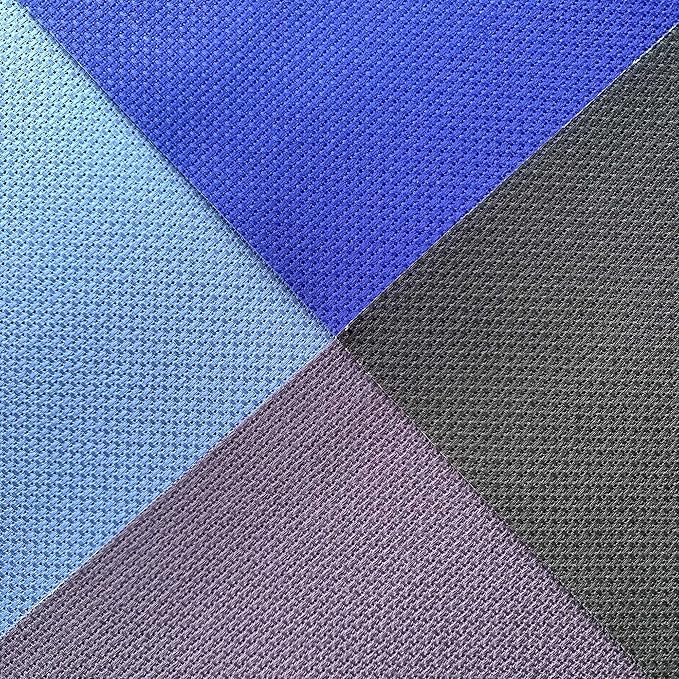 Aida Cloth 14 Count Cross Stitch Fabric,19×28inch (14CT,Dark Navy)
