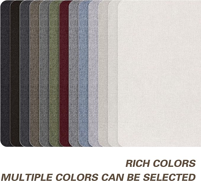 Fine Linen Repair Patches, Self-Adhesive Linen Fabric Patches, 8X11 inch 2 PCS, Multi Color, Can be Used for Linen Sofa Repair and Linen Clothes Repair(Light Grey 3.0,8" x 11"-2PCS)